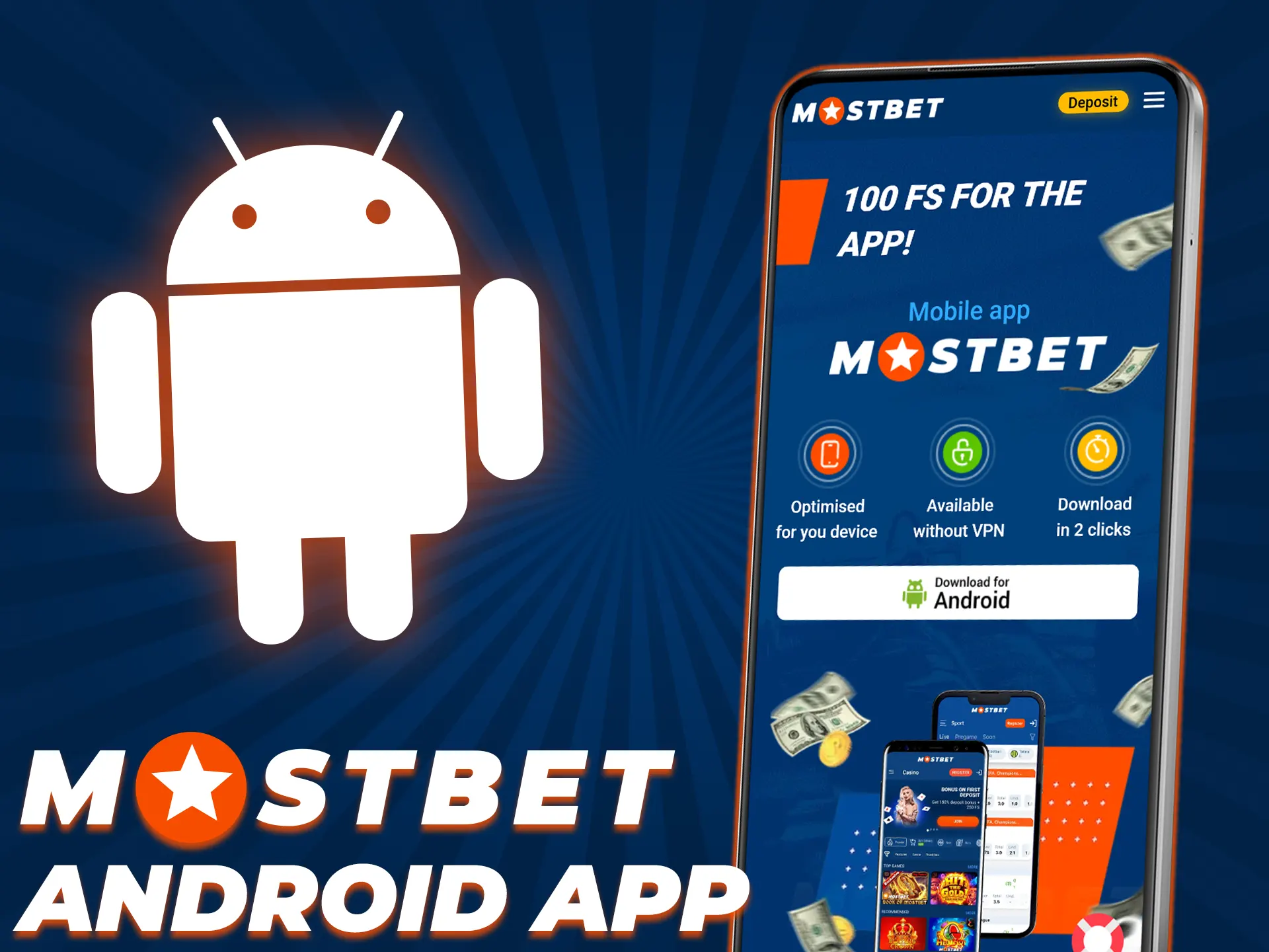 Download the Mostbet app on your Android smartphone right now.