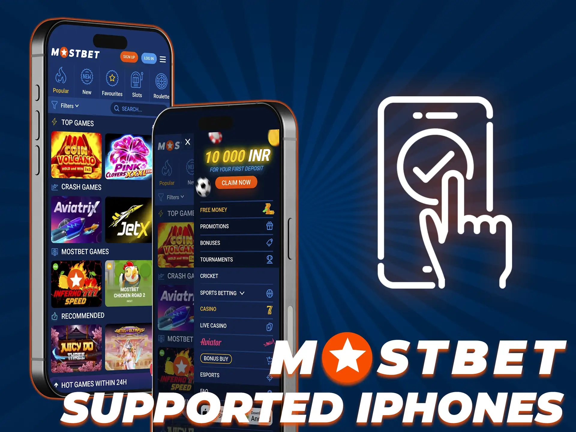 Review the list of compatible iPhones to run the Mostbet app.