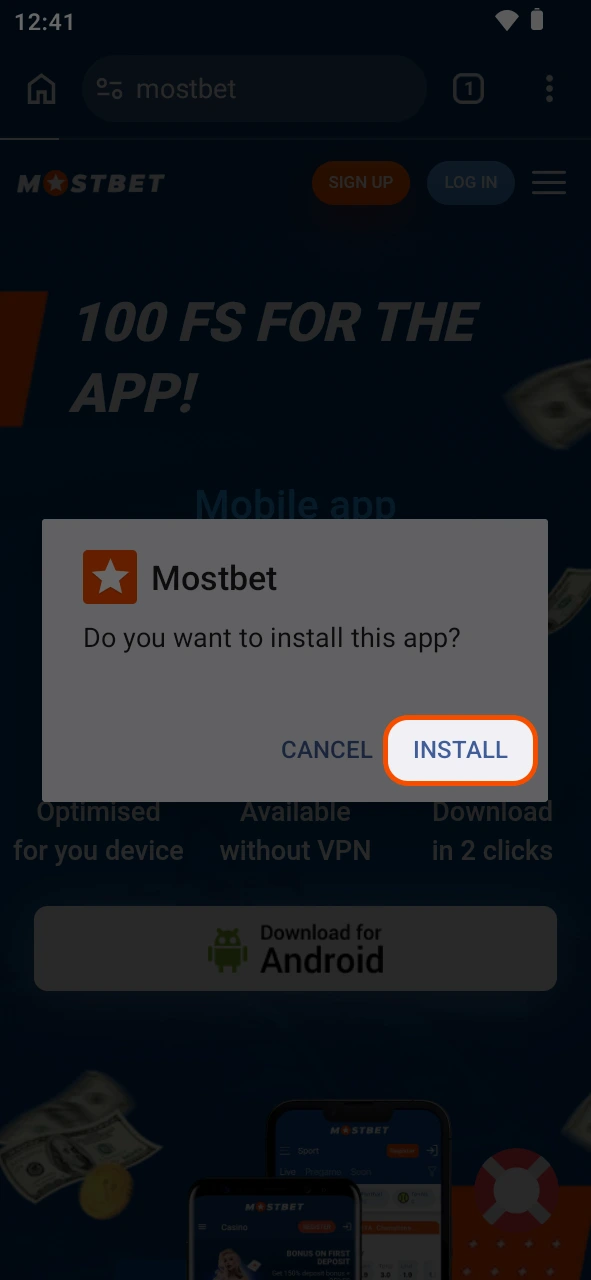 Finish the setup process for smooth Mostbet Aviator Android gameplay.