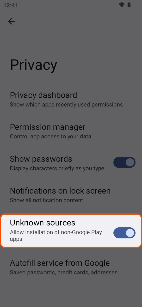 Allow third party sources to set up Mostbet Aviator Android software.
