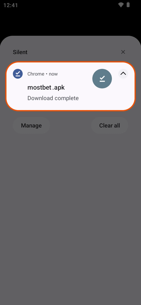 Execute the downloaded file to install your Mostbet Aviator Android app.