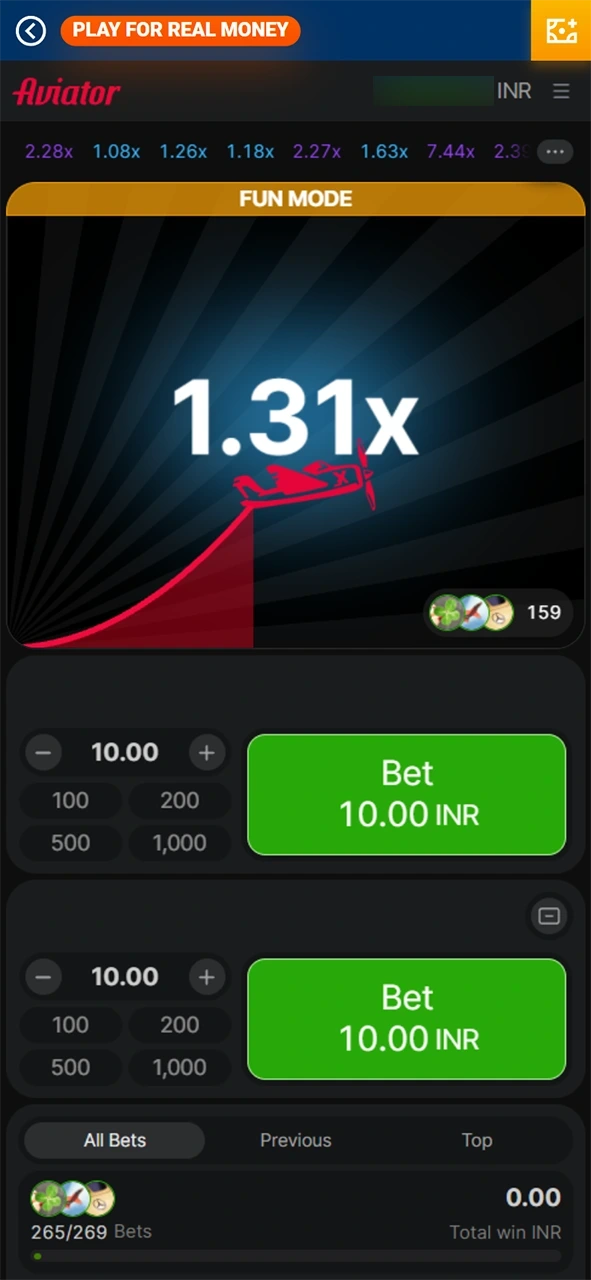 Start the exciting crash game on your Mostbet Aviator iOS gadget.