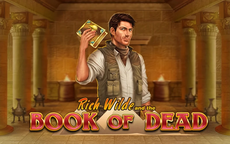 Discover ancient treasures in the Book of Dead Mostbet game.