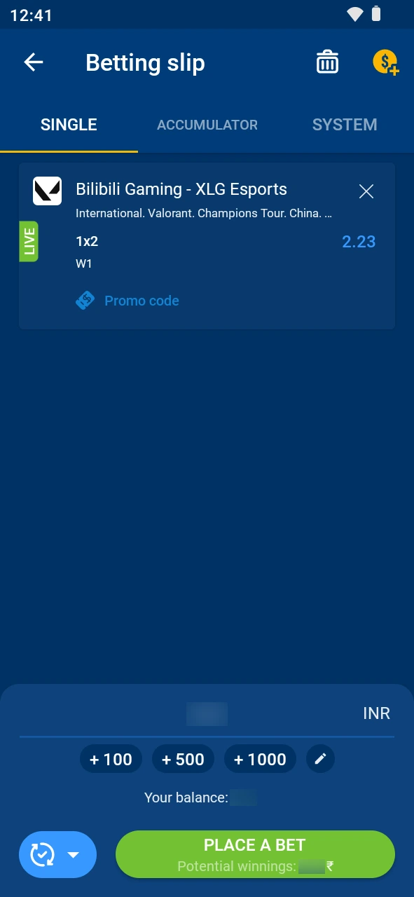 Pick winning odds and wager through the Mostbet esports app.