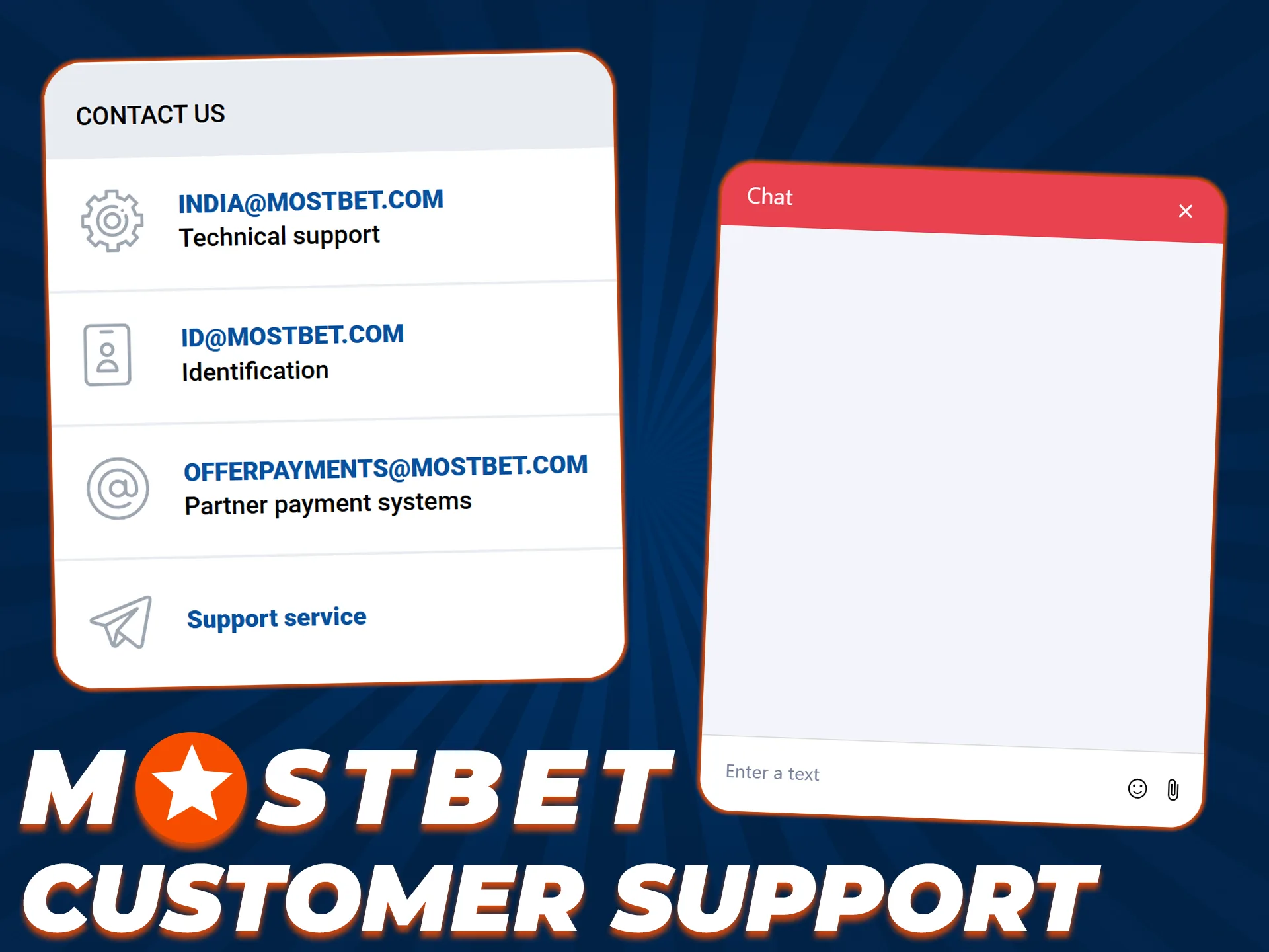 Contact the professional Mostbet helpdesk anytime to resolve your betting queries.