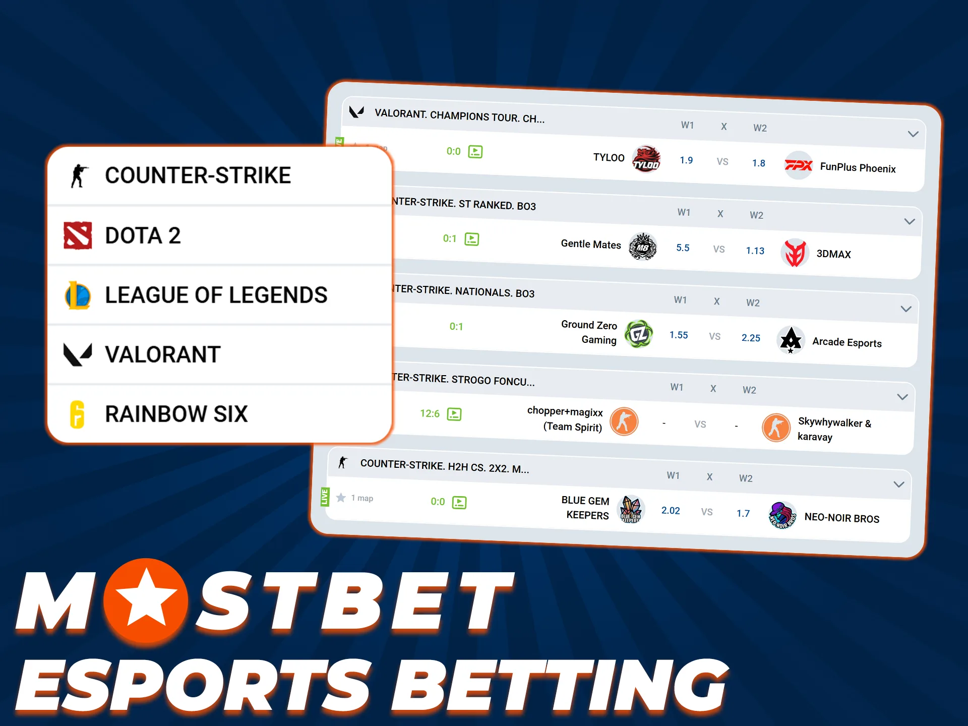 Wager on popular cyber gaming tournaments via the extensive Mostbet sportsbook.