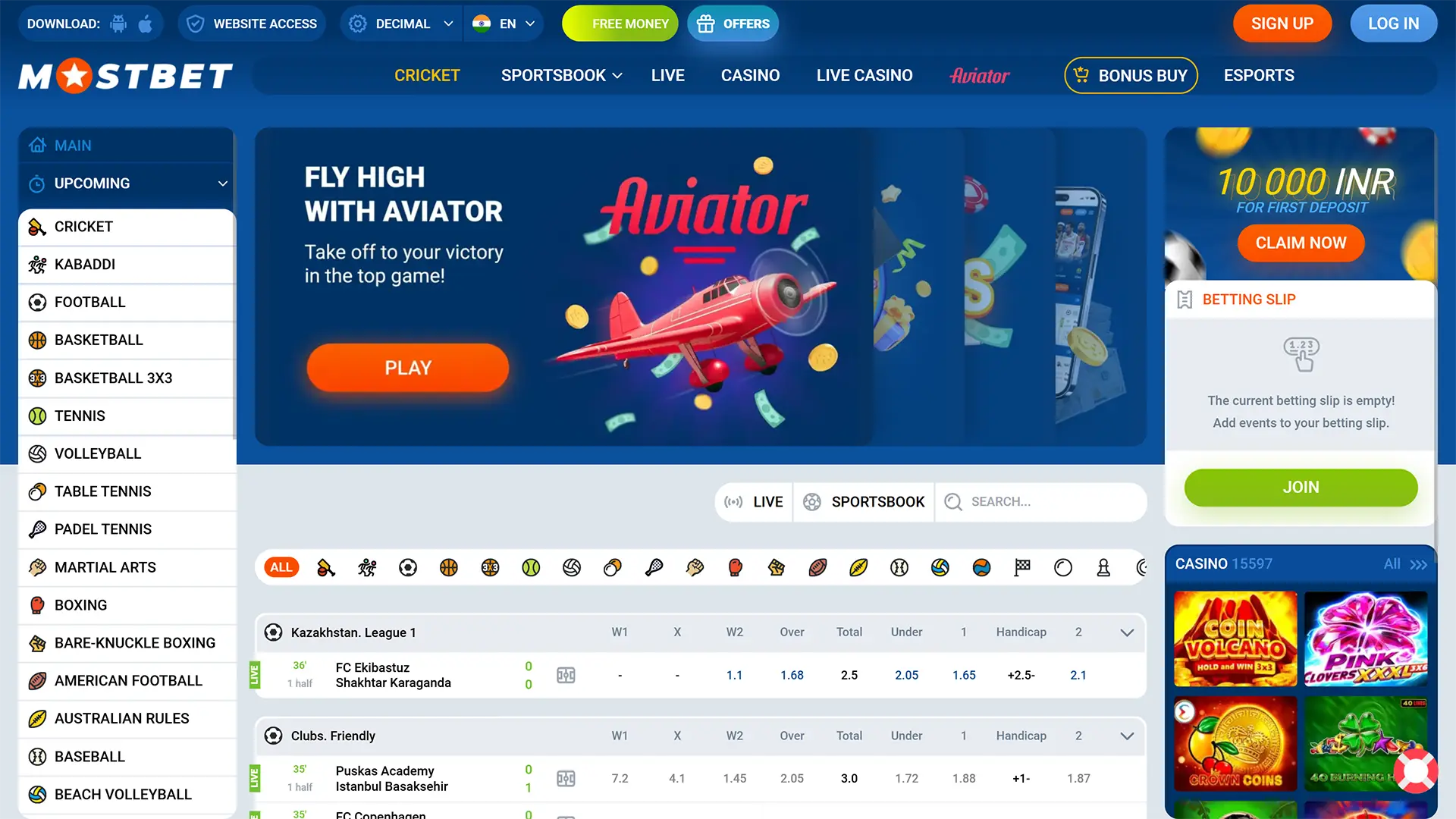 Navigate the main Mostbet page to discover exciting betting opportunities today.