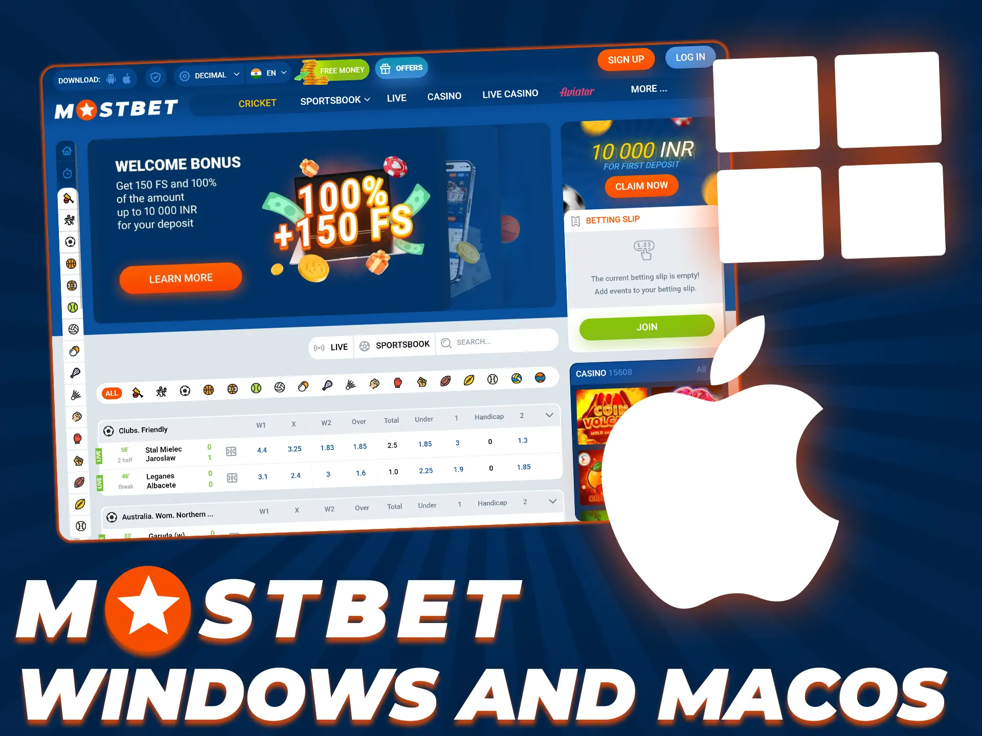Install the desktop Mostbet client to experience fast and secure betting.